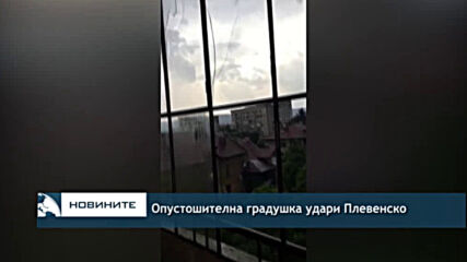 Опустошителна градушка удари Плевенско