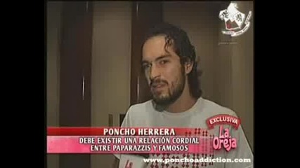 Poncho Opina Sobre Los Paparazzi