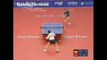 Timo Boll Finishes Ma Lin With Killer Smashes