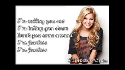 Fearless - Olivia Holt (lyrics Video)