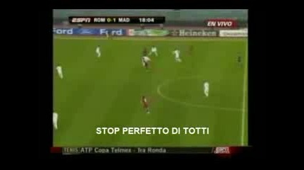 Champions League Roma 2:1 Real M.19.02.08 Goals