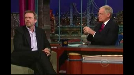 Hugh Laurie on Late Show with David Letterman 23.03.09