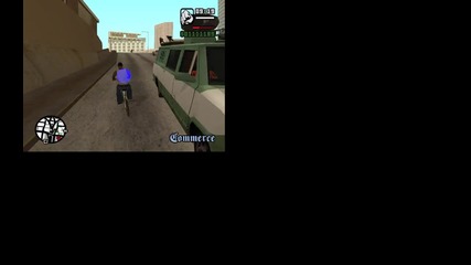 прескачане на кола с bunny hop в gta san andreas