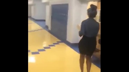 big booty school teacher walking in hallway walkaway7