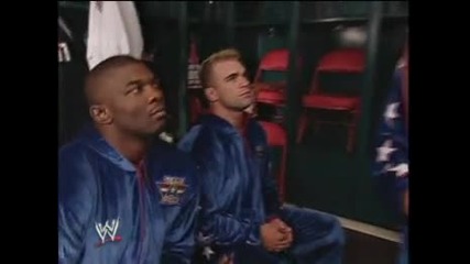 Kurt Angle and Team Angle Backstage | Wwe Smackdown 30.1.2003