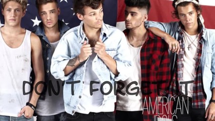 Don't Forget Where You Belong-one Direction
