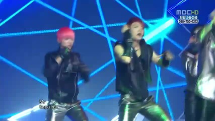 Teen Top - Supa Luv ~ Music Core (15.01.11) 