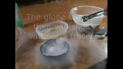 Make A Cool Dry Ice Globe