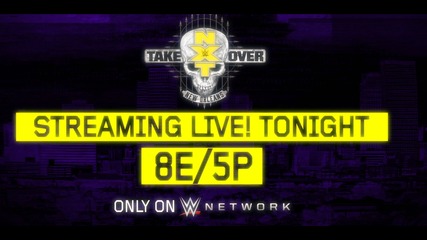 Watch NXT TakeOver: New Orleans tonight on WWE Network