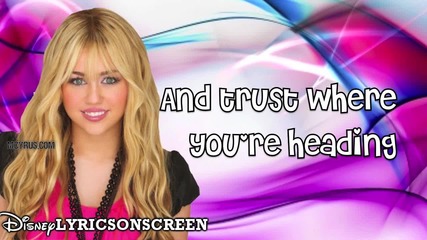 Hannah Montana - Love That Lets Go ft. Billy Ray Cyrus (lyrics Video) Hd