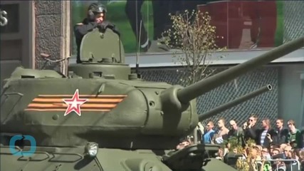 Russia's 'Masterpiece' Tank Breaks Down in Public