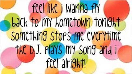 Miley Cyrus - Party in the Usa +lyrics