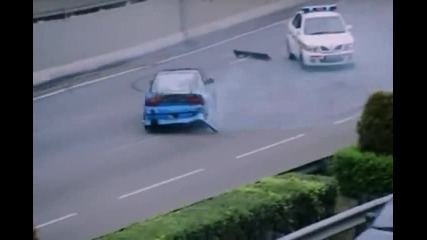 Police Pursuit -evo X police chasing Nissan