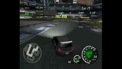 Nfs u2 Stadium Drift 3 2 laps