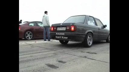 Bmw M6 Hamann Vs. Bmw E30 [m5] Drag Race [14 Mile]
