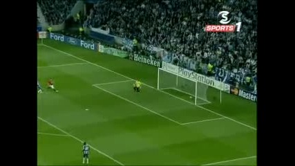 15.04 Изумителен гол на Кристиано Роналдо ! Порто - Манчестър Юнайтед 0:1