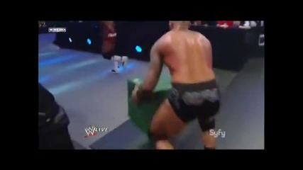 Wwe Randy Orton Headshot to David Otunga