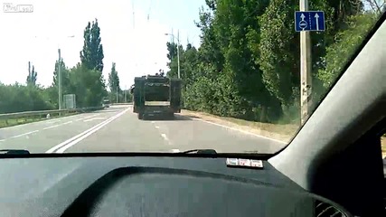 Инцидент с танк в Русия!