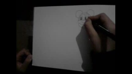 How to draw Mickey Mouse ?