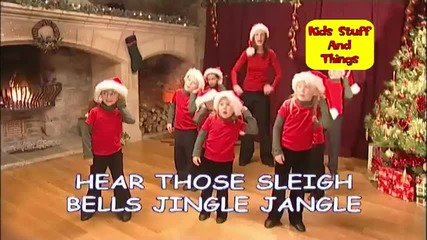 Английска детска коледна песен - Here Comes Santa Claus 