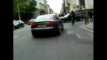 Lowered Rs4, great sounding Audi Rs4 in Ghent