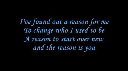 Hoobastank The Reason