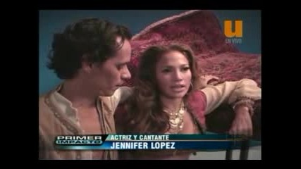 Jennifer Lopez & Marc Anthony On The Photoshoot Of Aladdin.flv