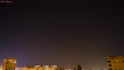 Stars on the rush (time-lapse video)
