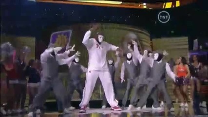 Shaquille Oneal Intro Dance with Jabbawockeez 2009 All Star Game Hd