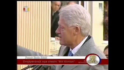 Bill Clinton in Kosovo 01.11.2009