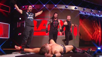 The Shield drives The Miz through the announce table after Raw: WWE.com Exclusive, Nov. 20, 2017