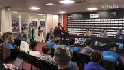 Лоренцо Музети отговаря на въпроси на невръстни тенис таланти от България