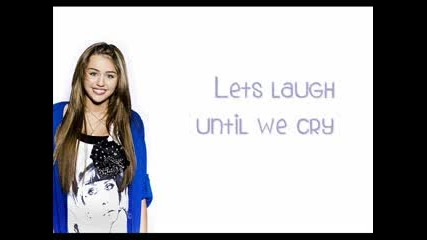 Miley Cyrus - Time of our Lives ( Lyrics on Screen)