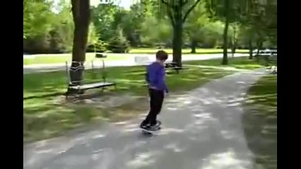 Justin Bieber Skateboarding 
