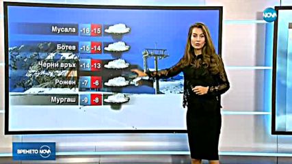 Прогноза за времето (05.12.2017 - обедна емисия)
