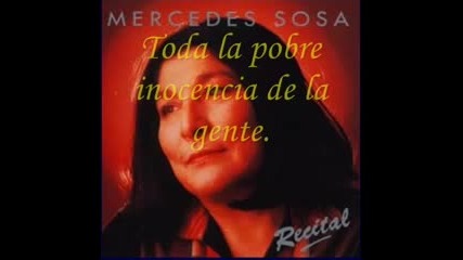 Mercedes Sosa - Solo le Pido a Dios 