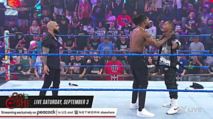 Ricochet challenges Carmelo Hayes to a match at Worlds Collide: WWE NXT, Aug. 30, 2022