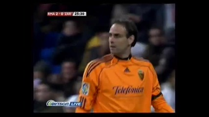 Goal Van der Vaart Real Madrid 2 - 0 Zaragoza Hq 