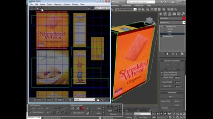 Using the Uvw unwrap modifier 