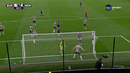 Burnley FC with a Goal vs. Newcastle United