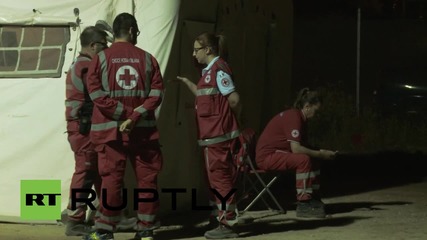 Нoв бежански лагер в Рим, след като Франция засили охраната по границата си с Италия