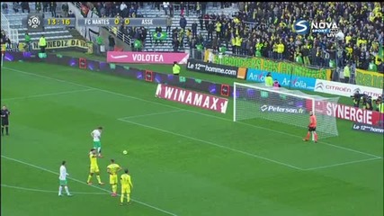 Сент Етиен поведе на Нант с гол от дузпа
