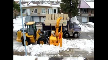 Така се чисти сняг 