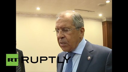 Russia: Groundless claims on Syrian chemical weapons must be avoided - Lavrov
