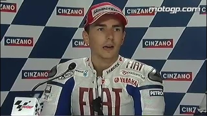 Lorenzo interview after the Gran Premio Cinzano di San Marino e della Riviera di Rimini 
