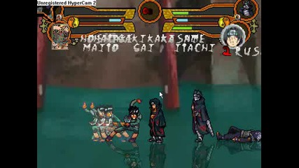 Naruto M.u.g.e.n. ( Kakashi and Gai vs. Itachi and Kisame )