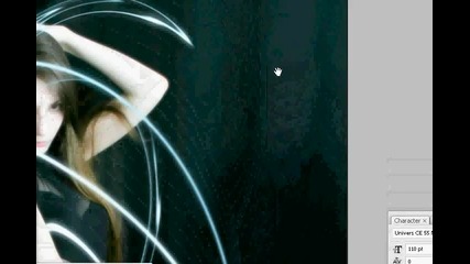 Photo Shop - particle beam tutorial 3