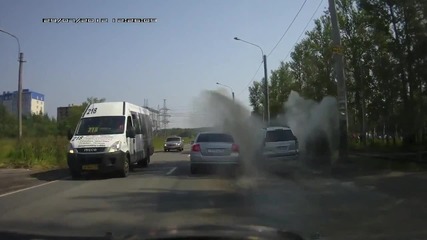 Шофьор си отмъщава на друг шофьор