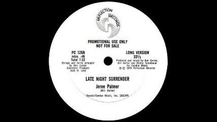 Jeree Palmer - Late Night Surrender (1979)