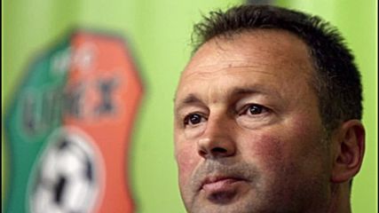 Ангел Червенков преди мача с ЦСКА